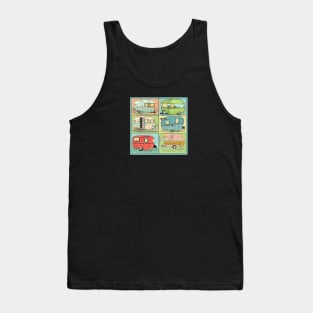 Camping Glamping in Vintage Trailers! Tank Top